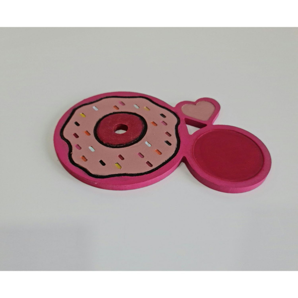 Ahşap Donut Bardak Altı 