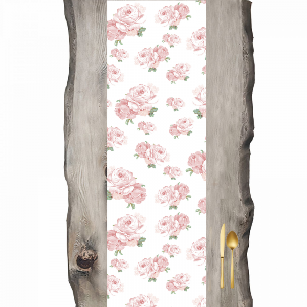 Pastel Pembe Güller Ranir & Runner Run337