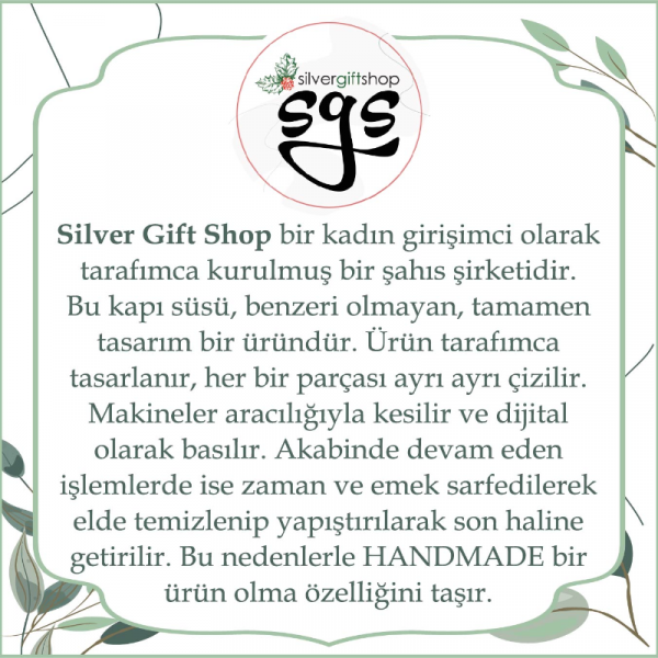 Unicorn Tasarım İsimli Bebek / Çocuk Kapı / Duvar Süsü