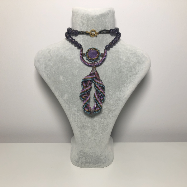 Purple Sparkles Kolye