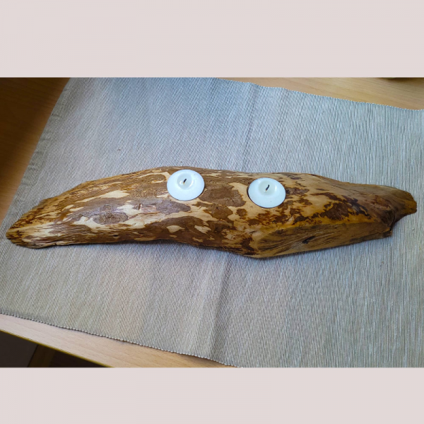 Rustic Wooden Candle