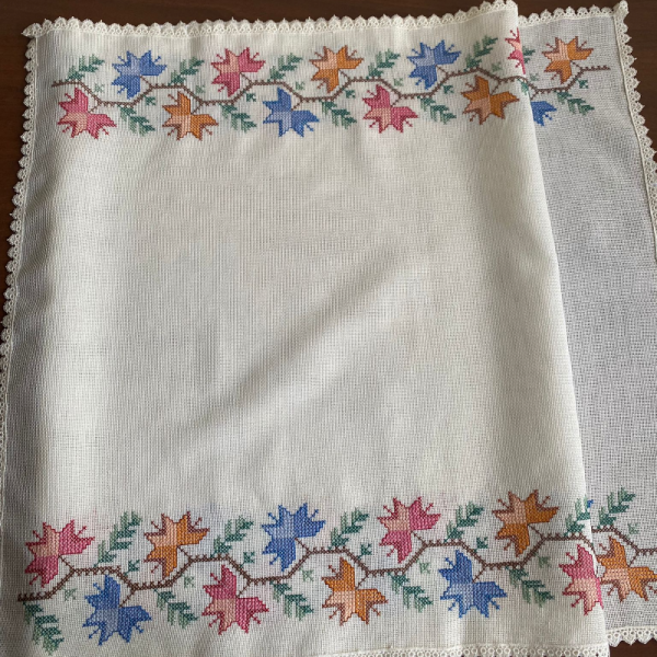 Çiçek Dalı Runner (ranır) / Masa Örtüsü