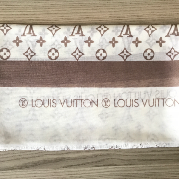 Louis Vuitton Krem Bej Şal 