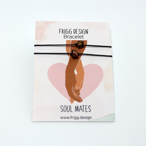 Soul Mates Ruh Eşi Doğal Taşlı İp Bileklik