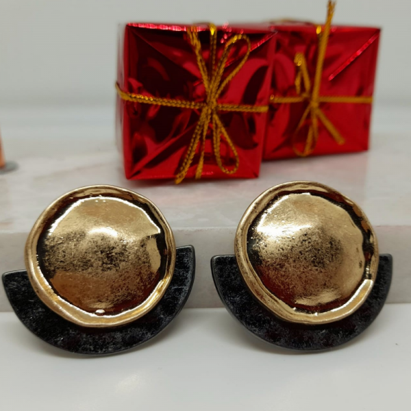 Modern Altın Kaplama Küpe Set Sa1245