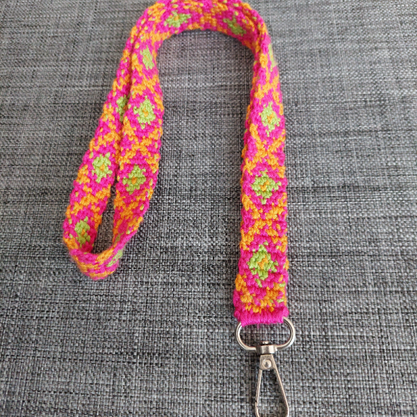 Ki̇li̇m Desenli̇ Boho Lanyard-yaka Kartı Askısı Boyun Akisi-telefon Charm