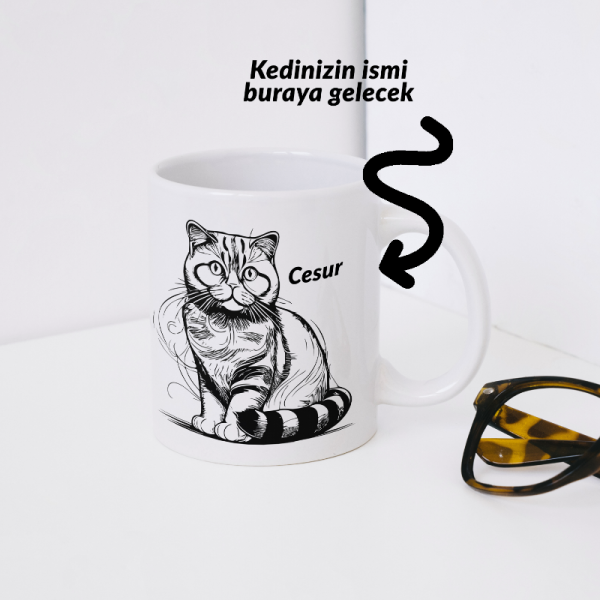 Sevgiliye Hediye: Sevimli Yoldaş Kedi Kupası