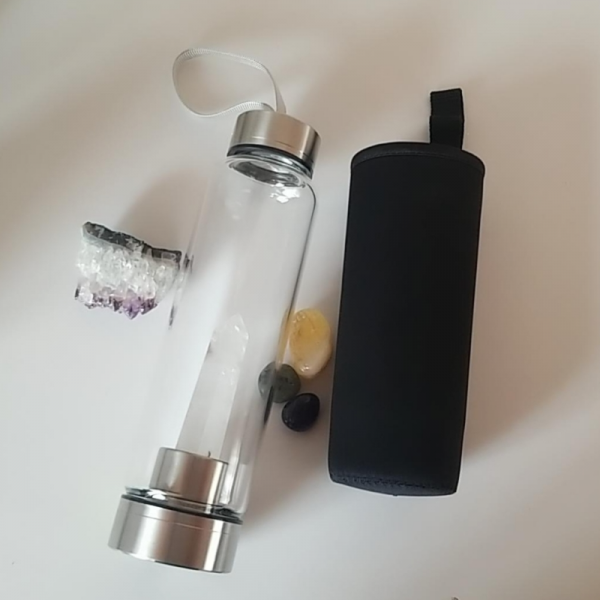 Kristal Kuvars Kristal Su Şişesi 