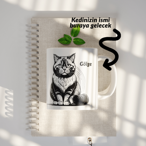 Sevgiliye Hediye: Sevimli Yoldaş Kedi Kupası