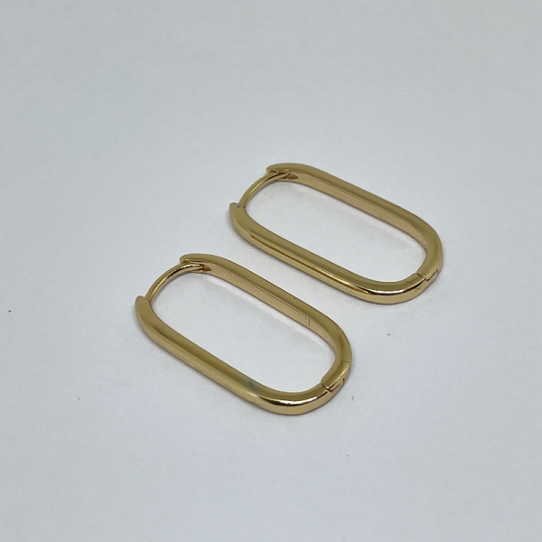 Gold Renk Tasarım Küpe