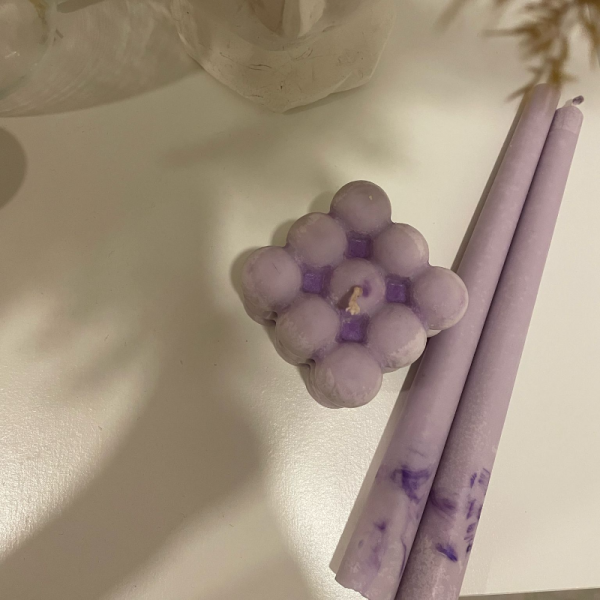 Purpes Soya Şamdan