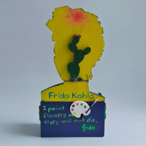 Frida Kahlo Ahşap Takvim El Yapımı 