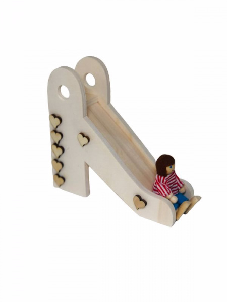 Ahşap Oyuncak Kaydırak Montessori