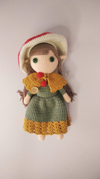 Amigurumi Bebek Mantar Perisi