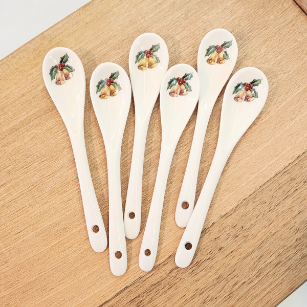 Çan Desen Mini Kaşık 6'lı