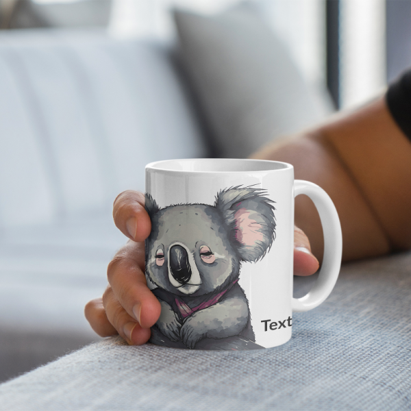 Kişiye Özel Koala Kupa: Avustralya Esintisiyle Kahve Keyfi