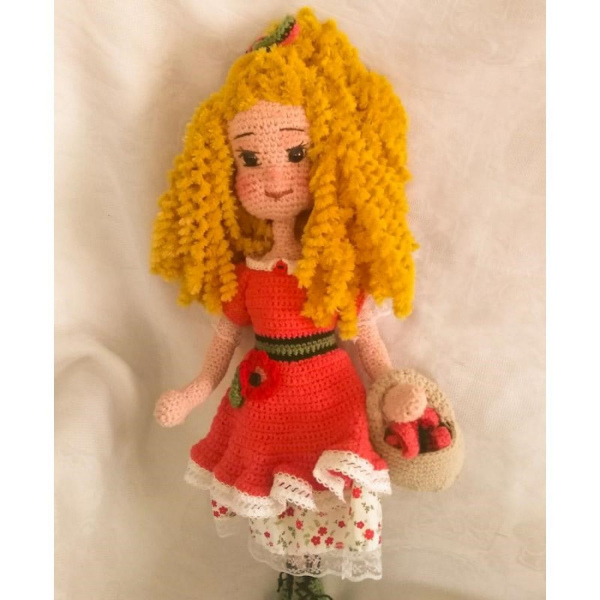 Amigurumi Çiçekçi Kız 