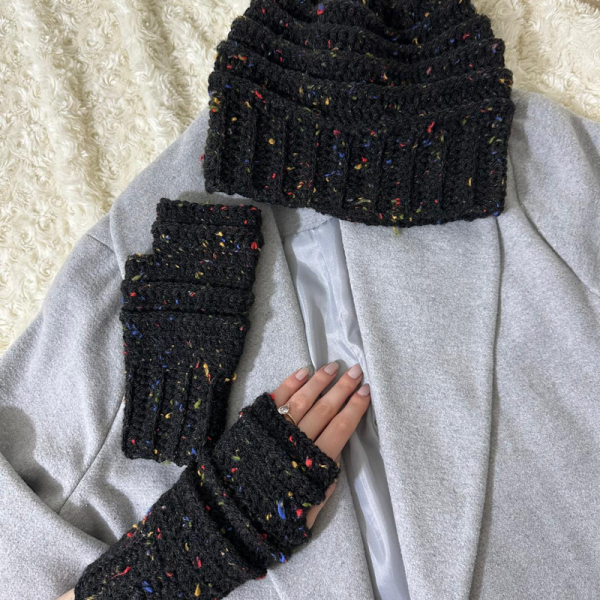 Yeni Yıla Özel Kampanya Kadın/erkek El Yapımı Bere Ve Eldiven Set 