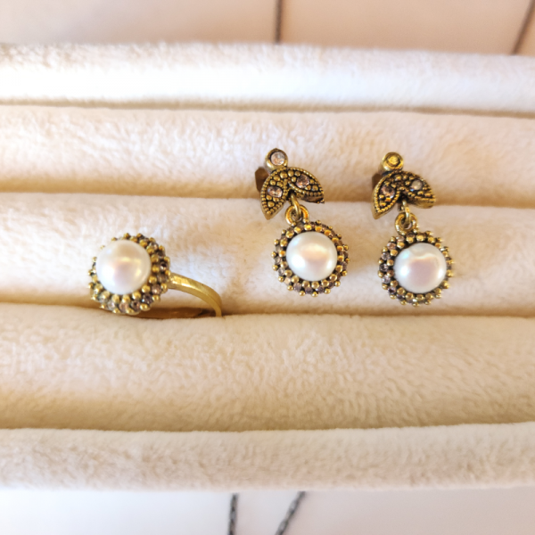 Özel Koleksiyon İncili Bronz Set
