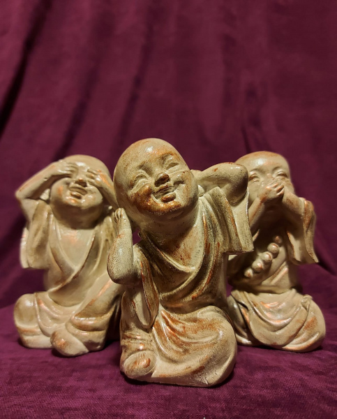 Buddha 3 lü Biblo Set Bej 
