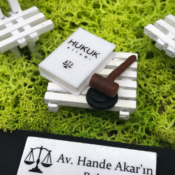 Kişiye Özel Avukat Teraryumu 3 - Ahşap Seri