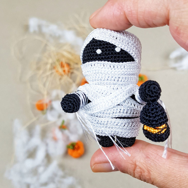 Tombik Mumya Amigurumi Koleksiyon Bebek