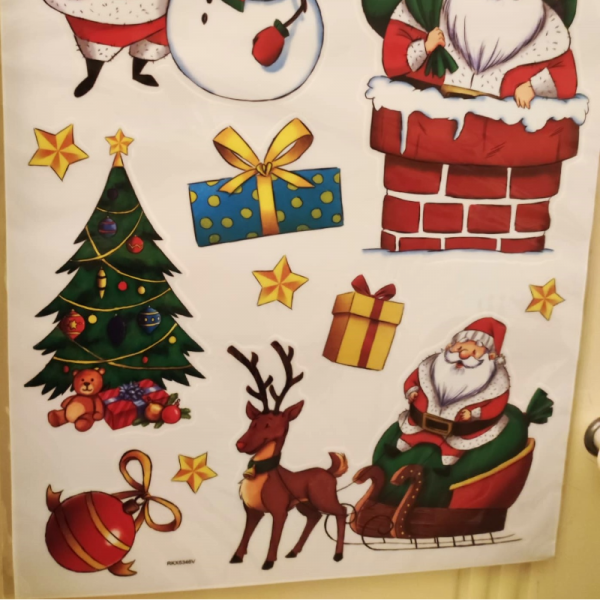 Yeni Yıl Duvar & Cam Süsleme