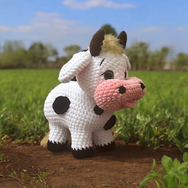 Amigurumi - İnek - Kadife İp