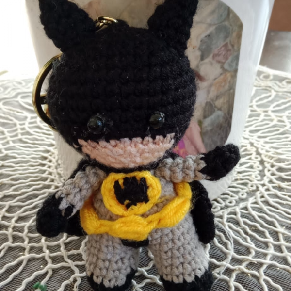Batman Amigurumi Anahtarlik 