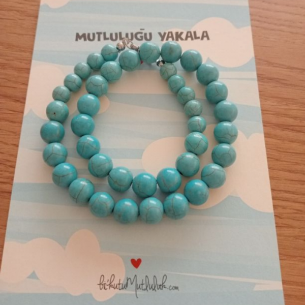 Turkuaz Taşı Kolye