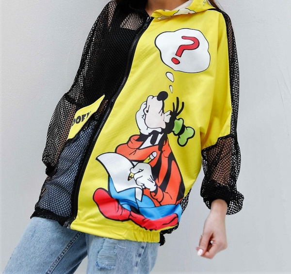 COOLOPİA Goofy Baskılı Yağmurluk & Rüzgarlık 