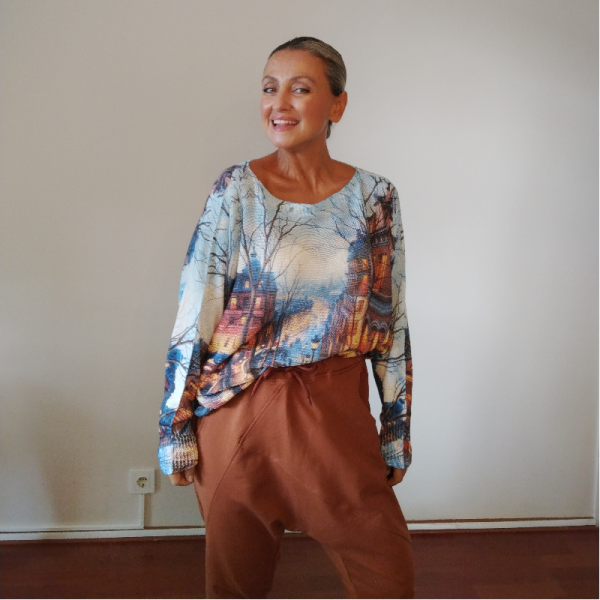 Bettylou Şalvar Pantolon Ve Merserize Cool  İkili Takım