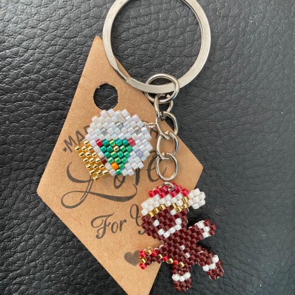 Yeni Yıl Noel Konseptli Anahtarlık