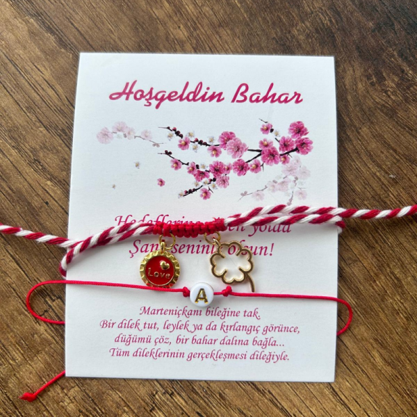 Marteniçka Bileklik Harfli (a-l)