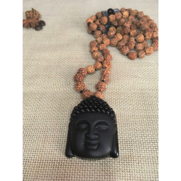 Budalı Rudraksha 108lik Mala Kolye