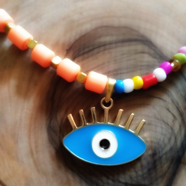 Fimo Boncuk Set Kolye