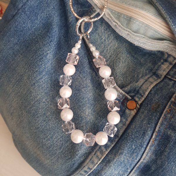 Kristal Charm Telefon Askısı