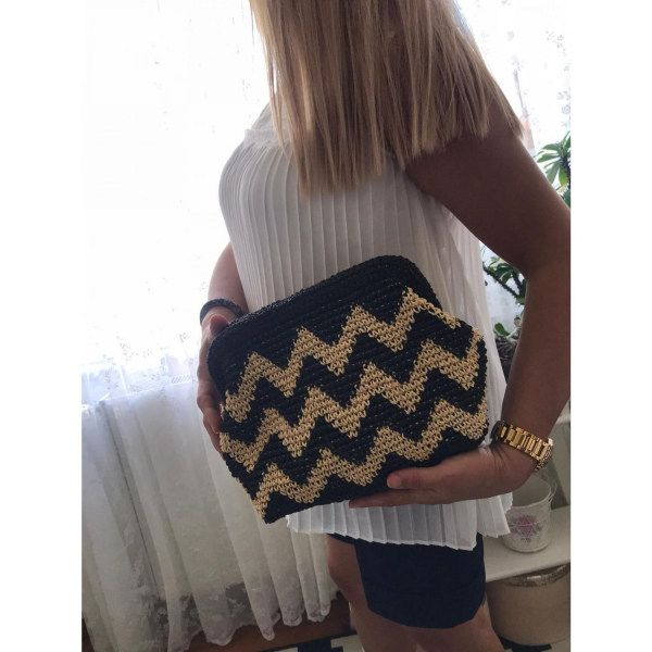 Zig-Zag Bag & Burslu El & Kol Çantası 