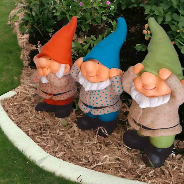Bahçe Cüceleri 3 Lü Set Büyük Boy