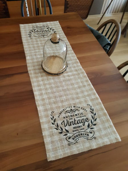 Dekoratif Jüt Runner