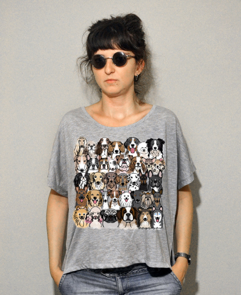 Dogsland Salaş Tshirt(Siyah-Gri-Beyaz)