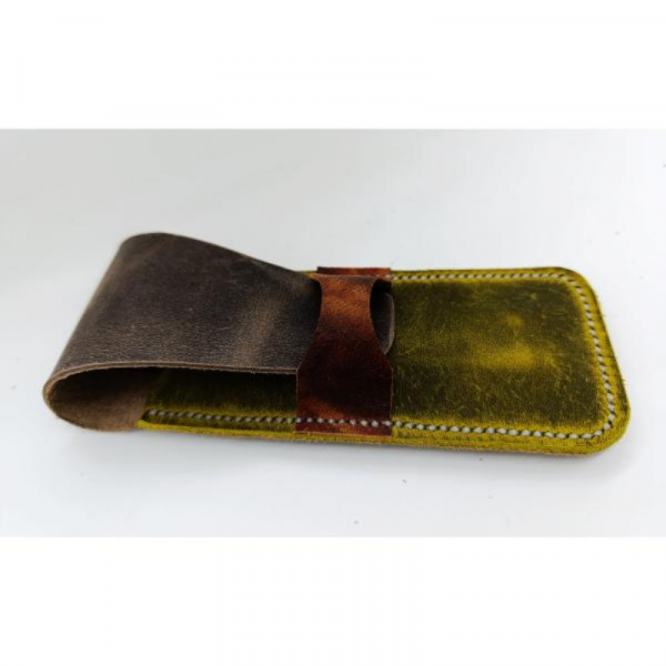 Crazy Hors Hakiki Deri El Emeği Özel Kalemleriniz Için Kalemlik Kalem Kutu 27 Cm 6 Cm K15h
