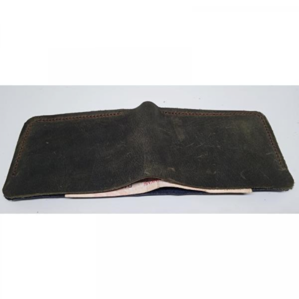 Gerçek Deri Tamamen El Emeği Cüzdan 22cm*8cm * 1 Banknot Alanı 4 Kart Bölmesi 14h7
