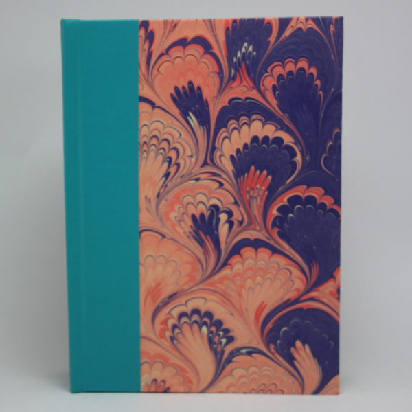 Ebrulu Defter - Buket Tarağı Deseni Doğaçlama