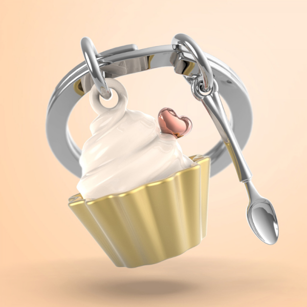 Metalmorphose Cupcake Anahtarlık