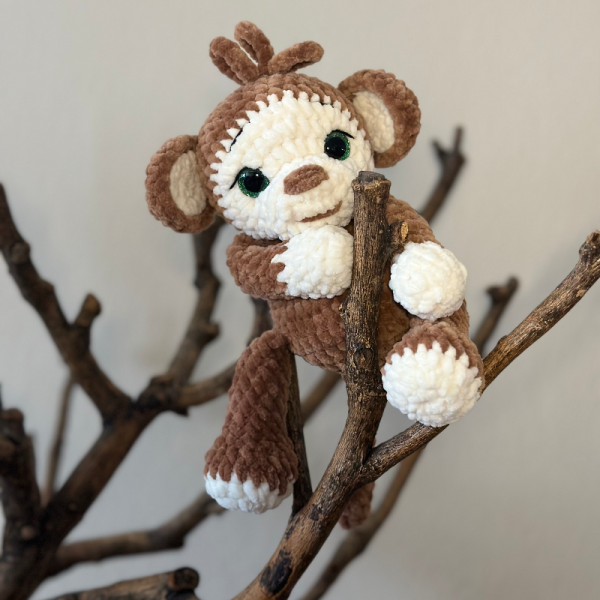 Amigurumi - Maymun - Kadife İp