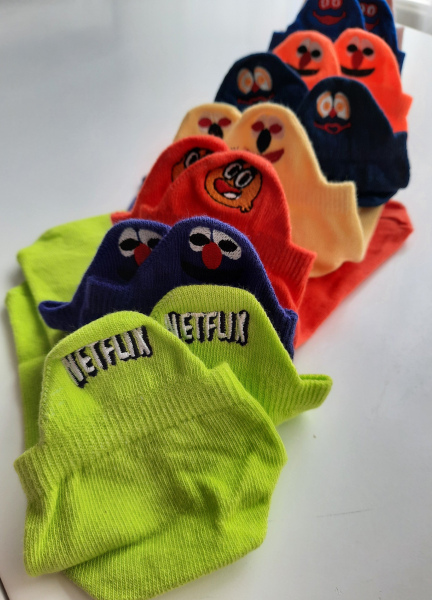 Emojili Trend Çorap Yeşil