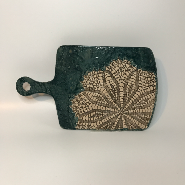 Dantel Desenli Peynir / Sunum Tabağı