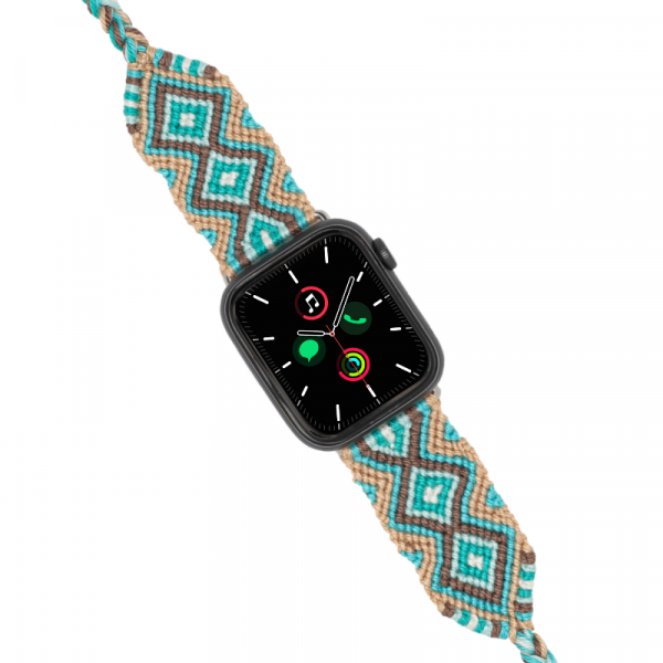 Hippi Charm Black 38-40-41 Mm Apple Watch Braided Band