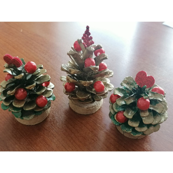 Yılbaşı Dekoratif Obje ( 3 Adet )